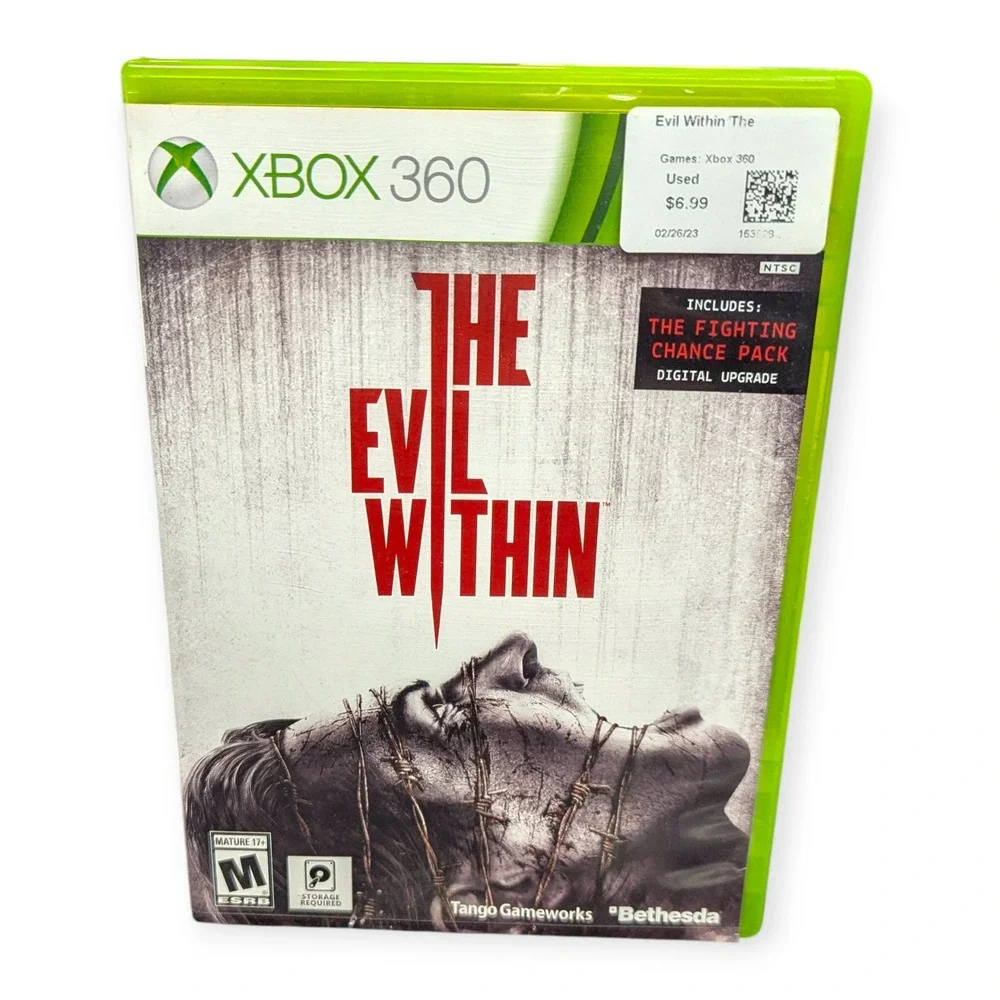 The Evil Within Xbox‎ 360 Bethesda Tango Gameworks Horror Game CIB